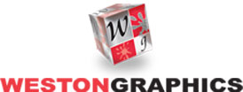 Web Design, Company Logos, Weston Graphics Logo. 